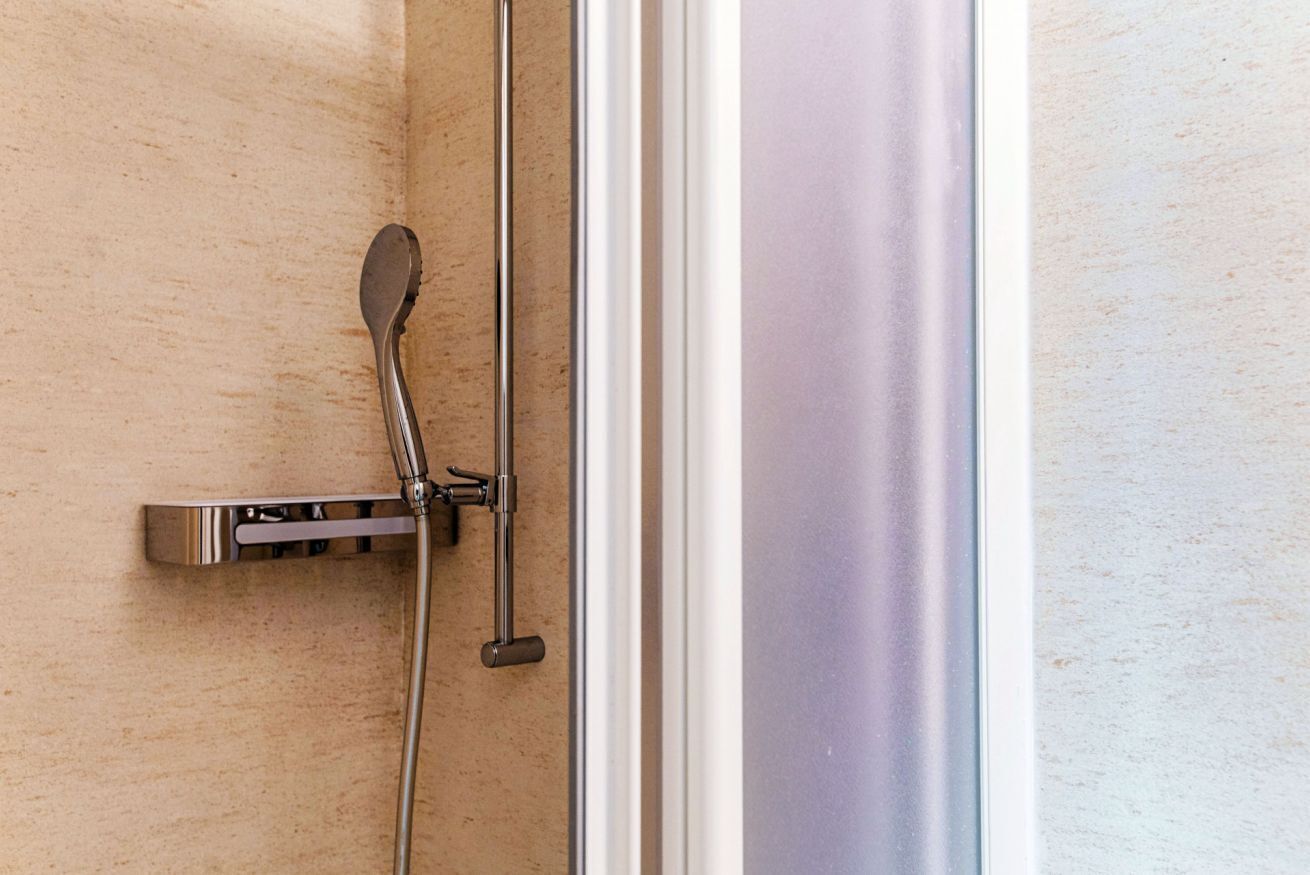 Douche, serviettes fournies