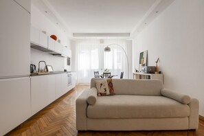 Living area - Sant'Agostino Design Apartment (Milan)