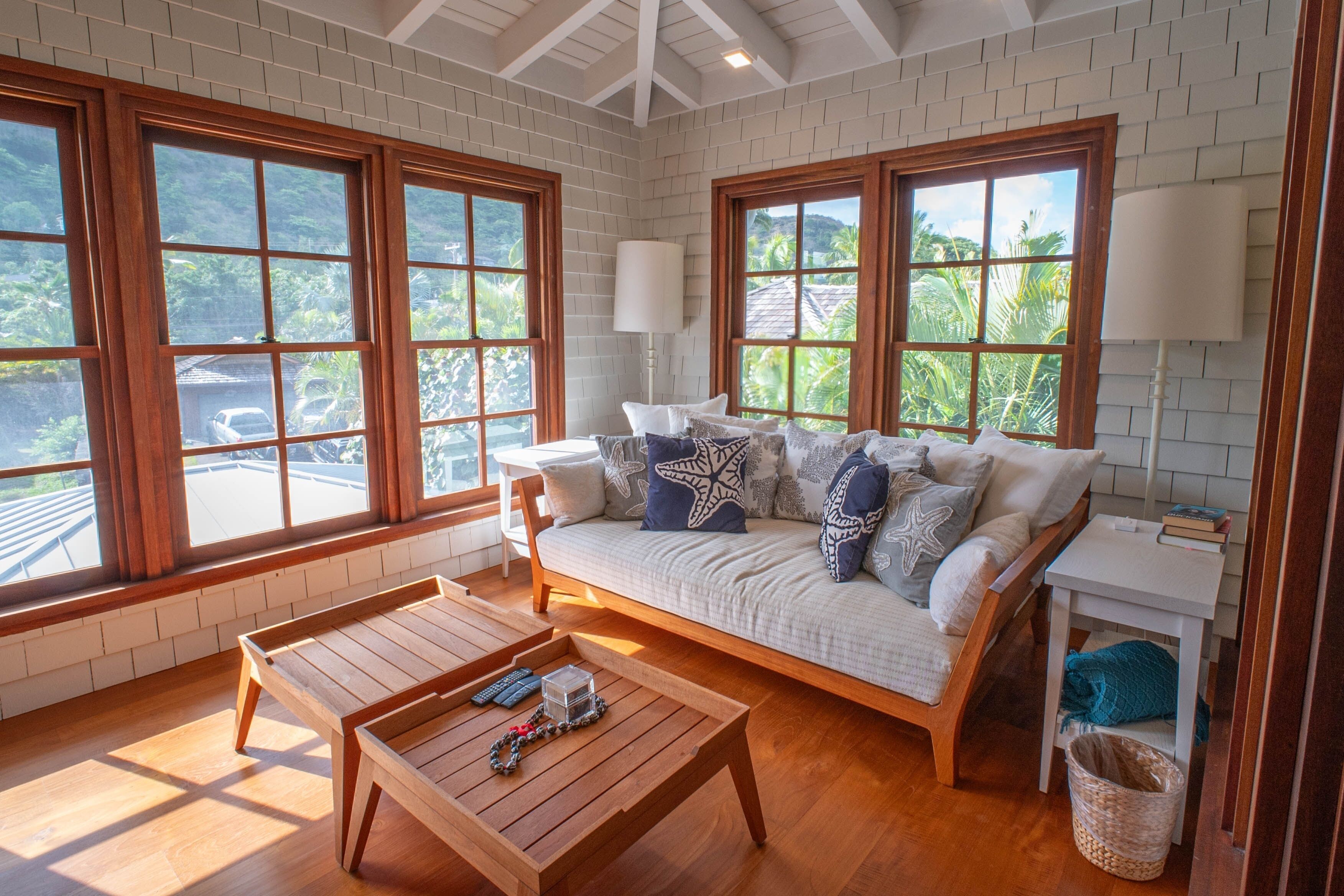 Biệt thự, 4 phòng ngủ | Khu phòng khách | Smart TV 