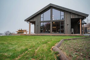 House, 4 Bedrooms, Smoking, Balcony | Exterior - Luxury Cabin, Wellness and View Over the Tyrifjord (Modum)