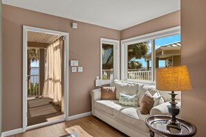 Villa, 5 Bedrooms | Living area | Smart TV - 21381 Widgeon Point 6 Bedroom Estate (Fort Myers Beach)