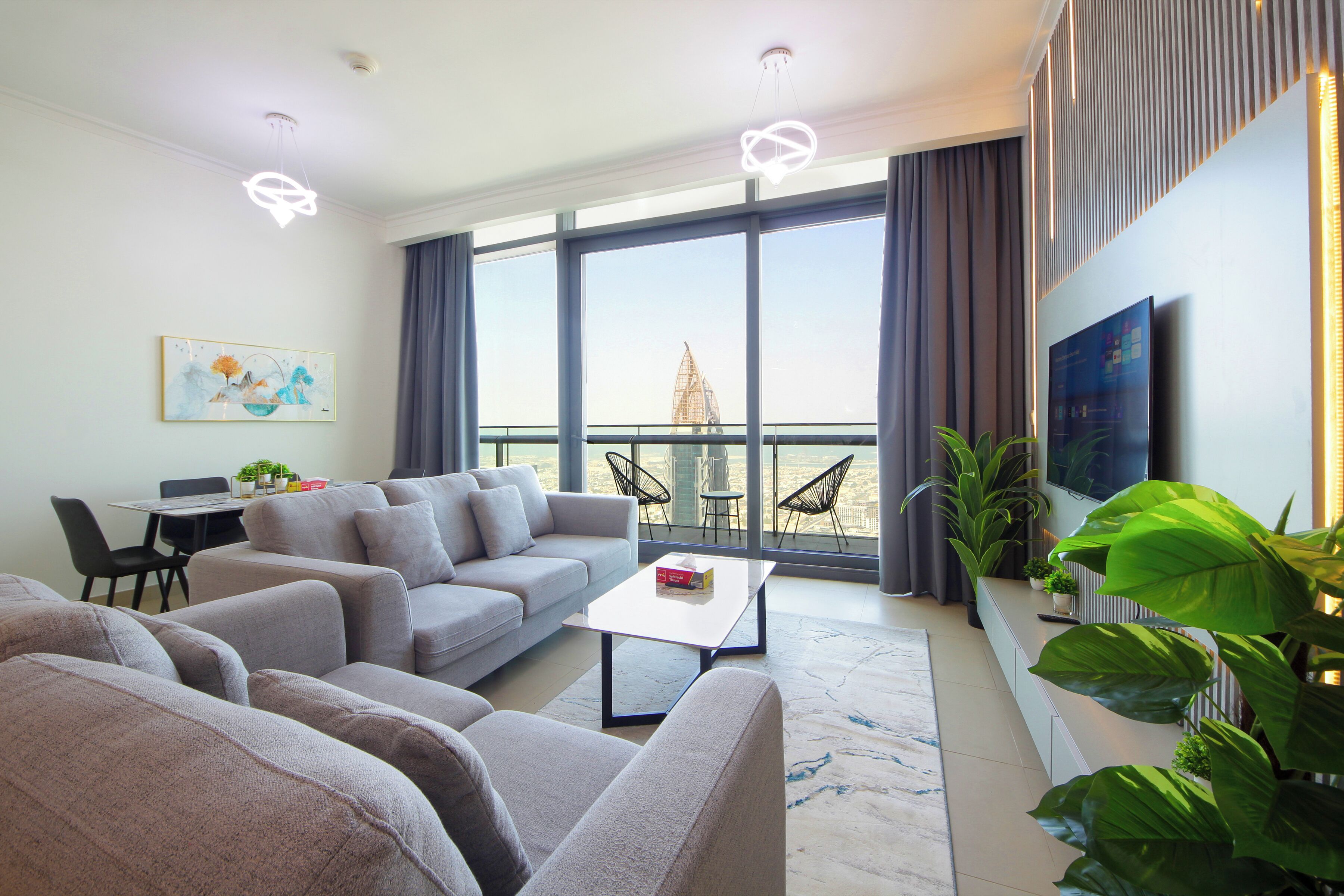 64-Zoll-LED-Fernseher mit Digitalempfang