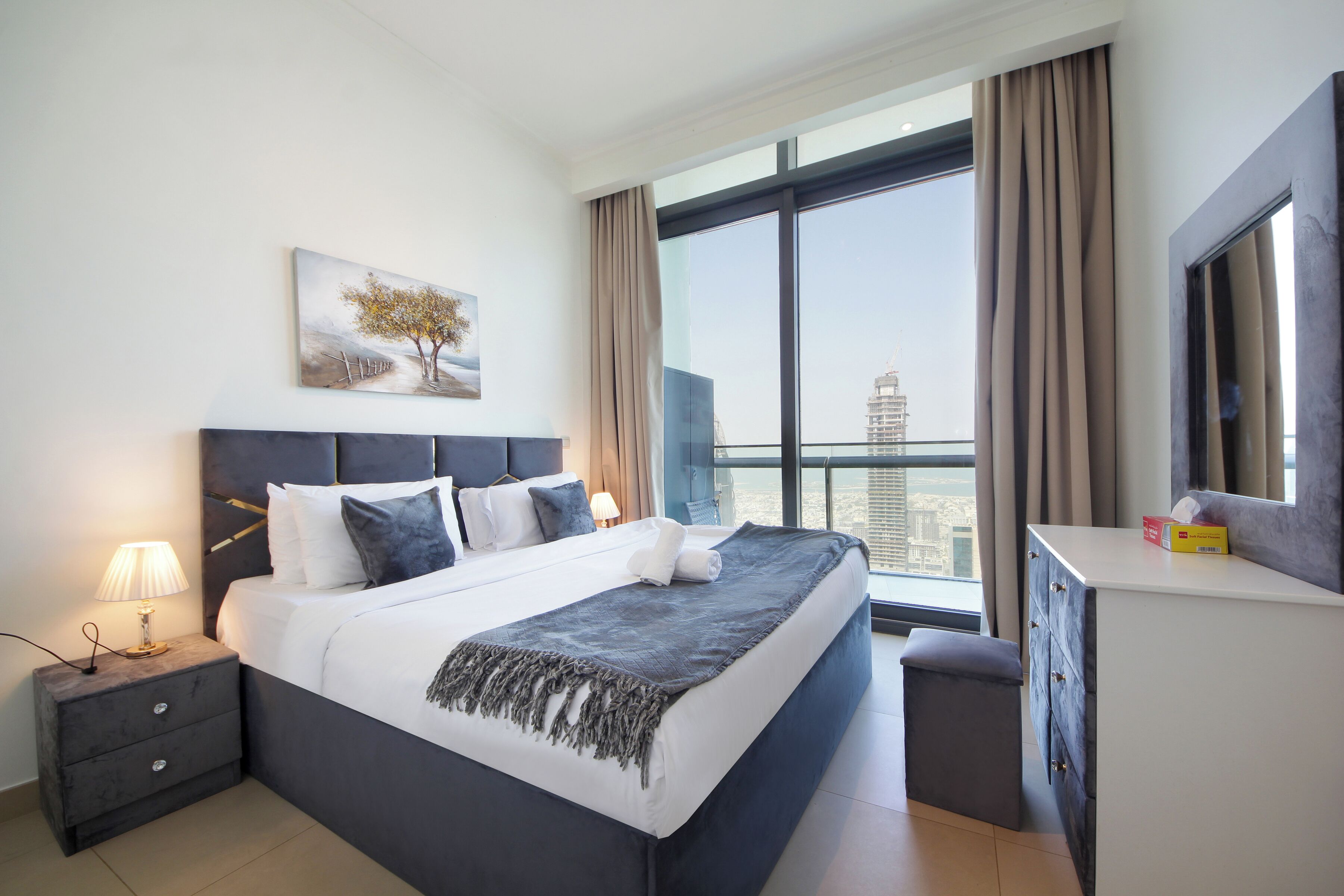 Deluxe-Apartment, Balkon, Stadtblick