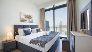 Deluxe-Apartment, Balkon, Stadtblick