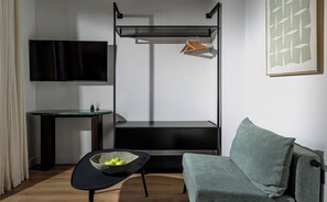 Caja de seguridad en la habitación y cortinas blackout 