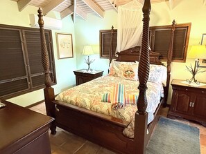 2 bedrooms, iron/ironing board, free WiFi, bed sheets - Relax & Recharge in Meridian – 2BR Home w/ Private Pool (St John)