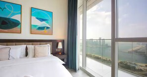 Deluxe apartman, erkély, kilátással a városra | Ingyenes wifi