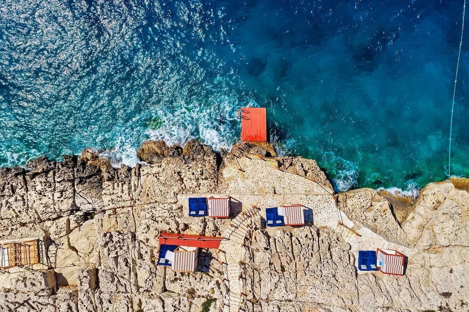 Praia particular, serviço de traslado de/para a praia grátis 