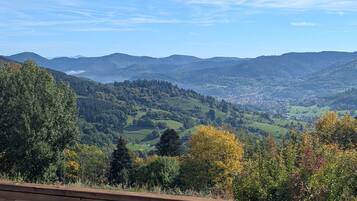 Vue depuis lâhĂ©bergement
