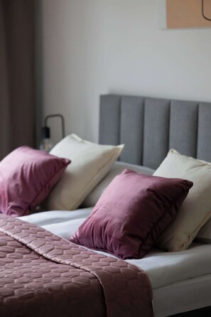 1 makuuhuone, silitysrauta/-lauta, vauvan matkasänky, Wi-Fi