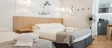 Iron/ironing board, free WiFi, bed sheets