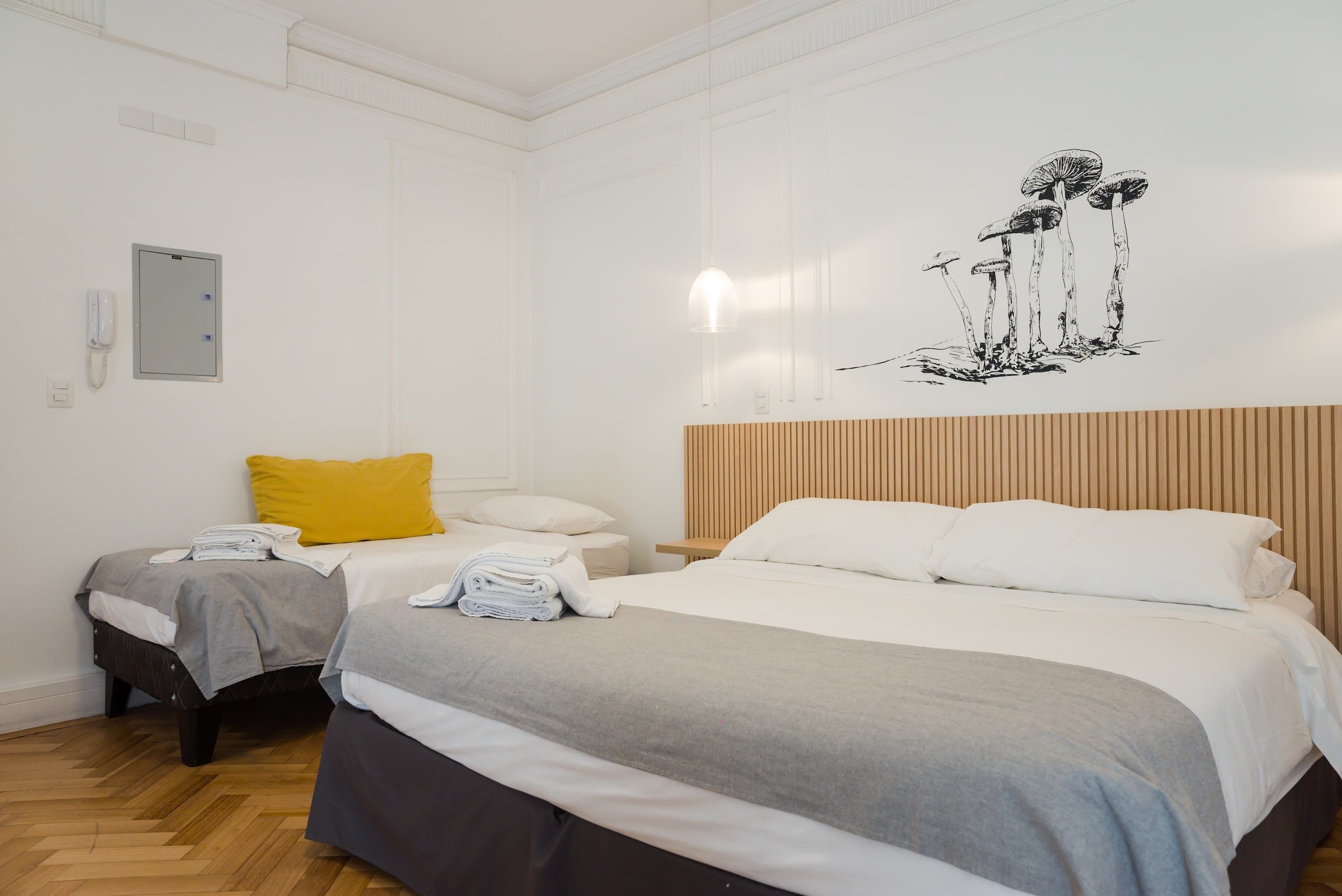 Iron/ironing board, WiFi (free), bed sheets