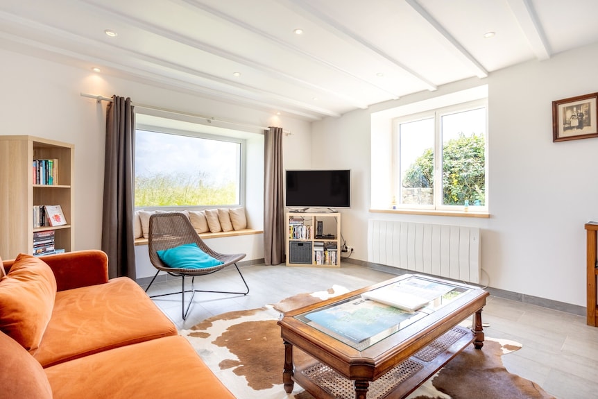 Spectacular Panoramic Sea View. Direct Access To The Beach. Detached House. - Île-Tudy