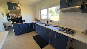 Family Room | Private kitchen - Oceana Suites Sueño Rural (Puerto Varas)