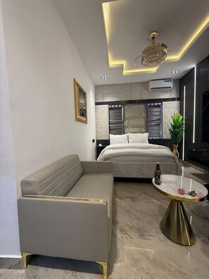 Economy Apartment, Balcony, City View | Living area - Williams Respite Apartment (Uyo)