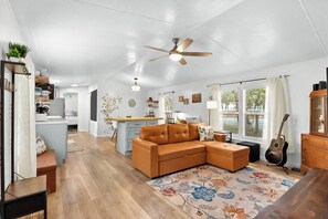 TV - Wild Rhodes | Playful Wimberley Home Near Square, Fire Pit & Outdoor Spaces (Wimberley)