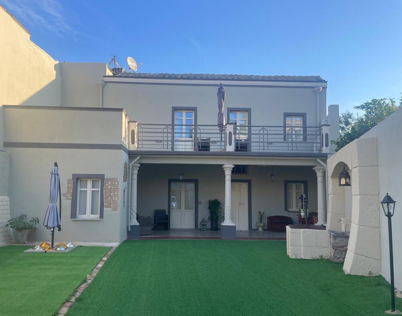 Fassade der Unterkunft