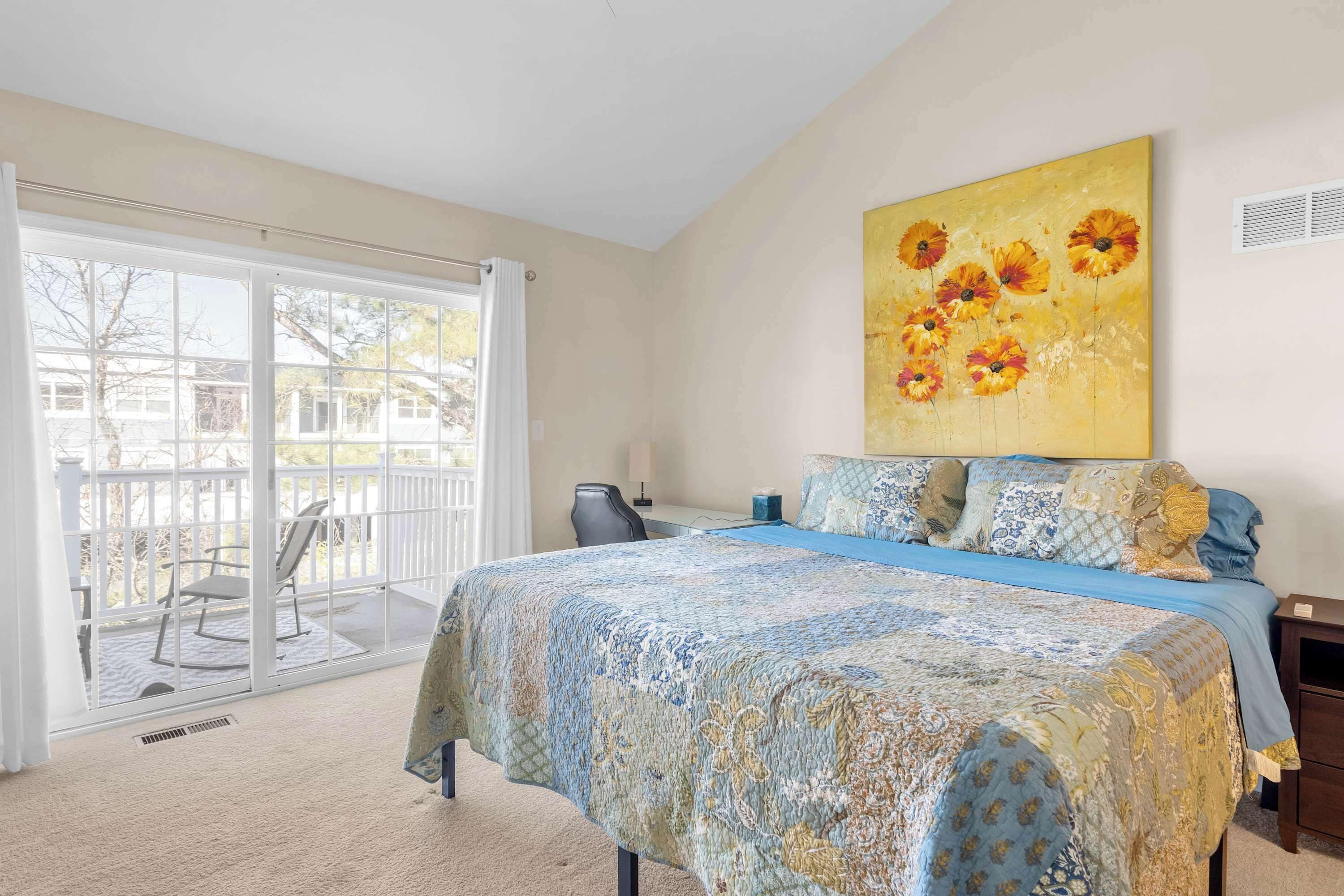 联排别墅, 多张床, 露台, 花园景观 (Rehoboth Crossing 1) | 3 多间卧室、特色装修、特色家居