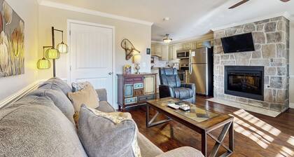 Pool + Riverfront! Couples Retreat in Smoky Mtns
