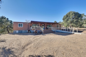 House (3 Bedrooms) | Front of property - Hualapai Mtn Views on 2 Acres: 'thunderhead' Home (Kingman)