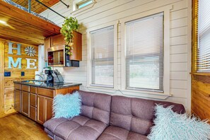 Apartment (0 Bedroom) | Interior - Modern Tiny House in Hill Country w/ Covered Patio (Harper)