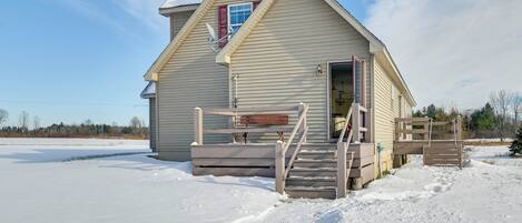 Fachada de la propiedad