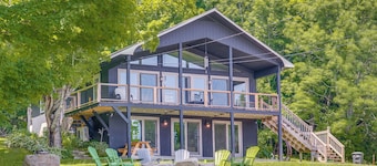 Seymour Lake Across St! Scenic Home w/ Hot Tub