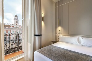 Deluxe tweepersoonskamer | Lakens van Egyptisch katoen, luxe beddengoed, donsdekens