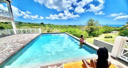 Cute 1-bedroom Tropical studio close to beaches & arrival pier on Nevis island