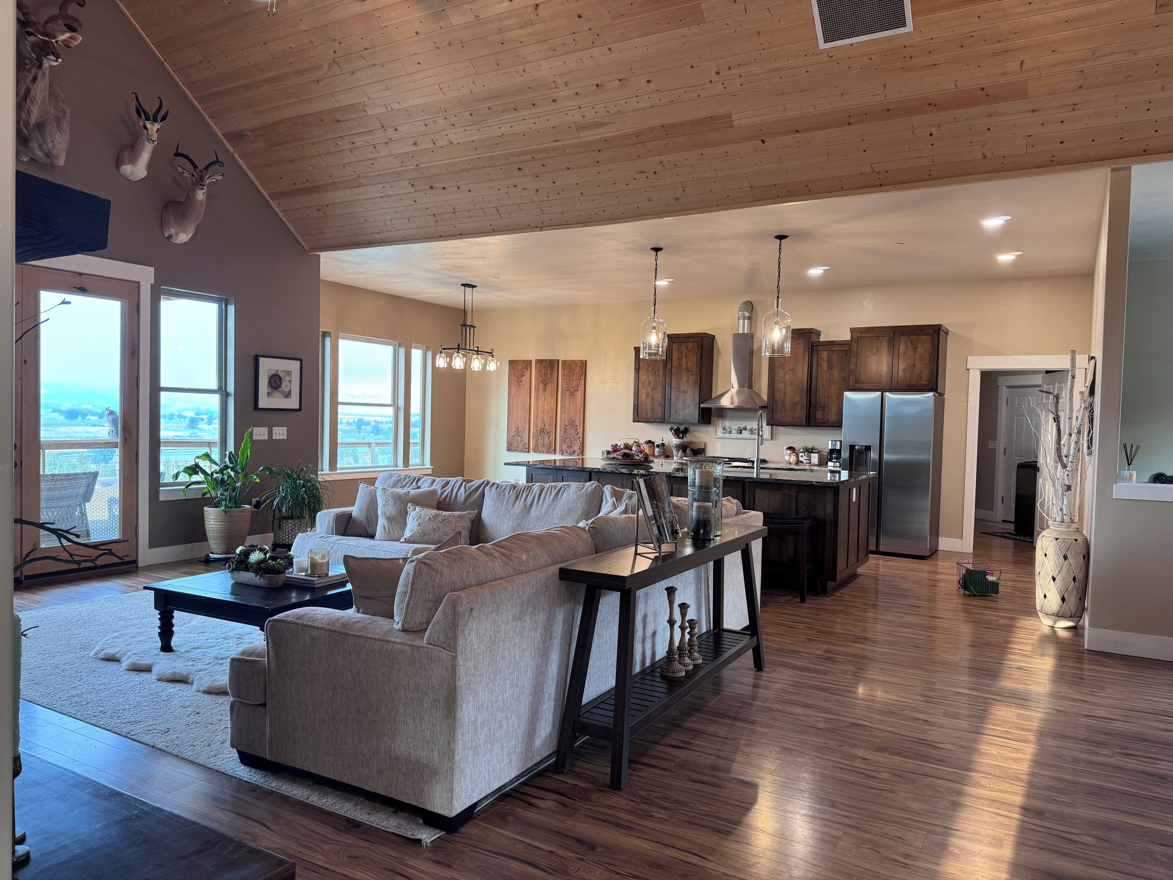 Télévision, cheminée