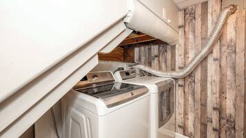 House, Multiple Beds, Patio, Garden View (The Terrace Timber House) | Laundry