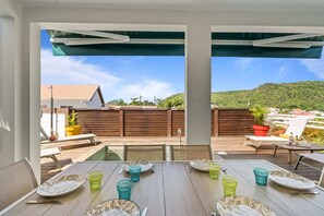 Outdoor dining - Villa Arlet - Three Bedroom Villa, Sleeps 6 (Les Anses-d'Arlet)