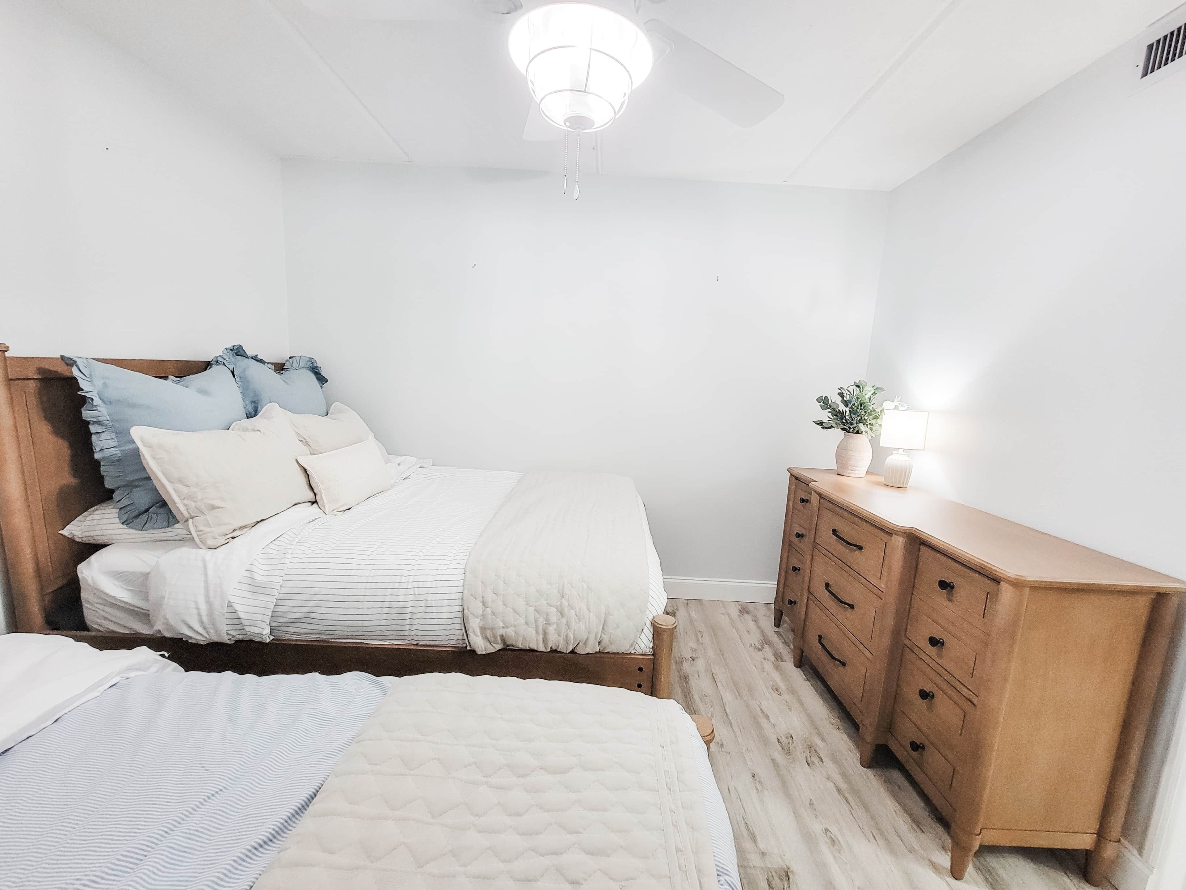 2 bedrooms, in-room safe, iron/ironing board, WiFi