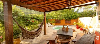 Suíte em Pousada em Rio Grande com Piscina e Vista