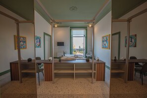 1 bedroom, iron/ironing board, free WiFi, bed sheets - Stylish Contemporary Room with Stunning Sea Views (Acireale)