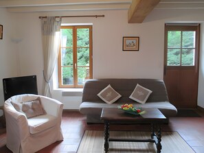TV - Gîte du moulin lasnier – Peaceful Retreat in Nature with Pool and Fishing (Meusnes)