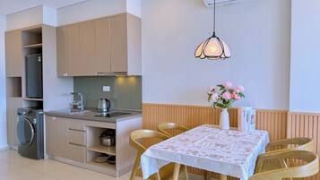 Apartment, 2 Bedrooms, Balcony | Blackout drapes, iron/ironing board, free WiFi