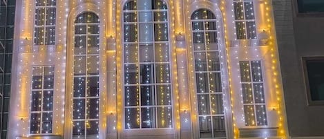 Overnatningsstedets facade