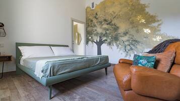 Chambre, 1 lit double, salle de bains privée