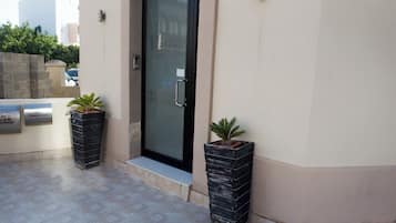 Voorkant van accommodatie