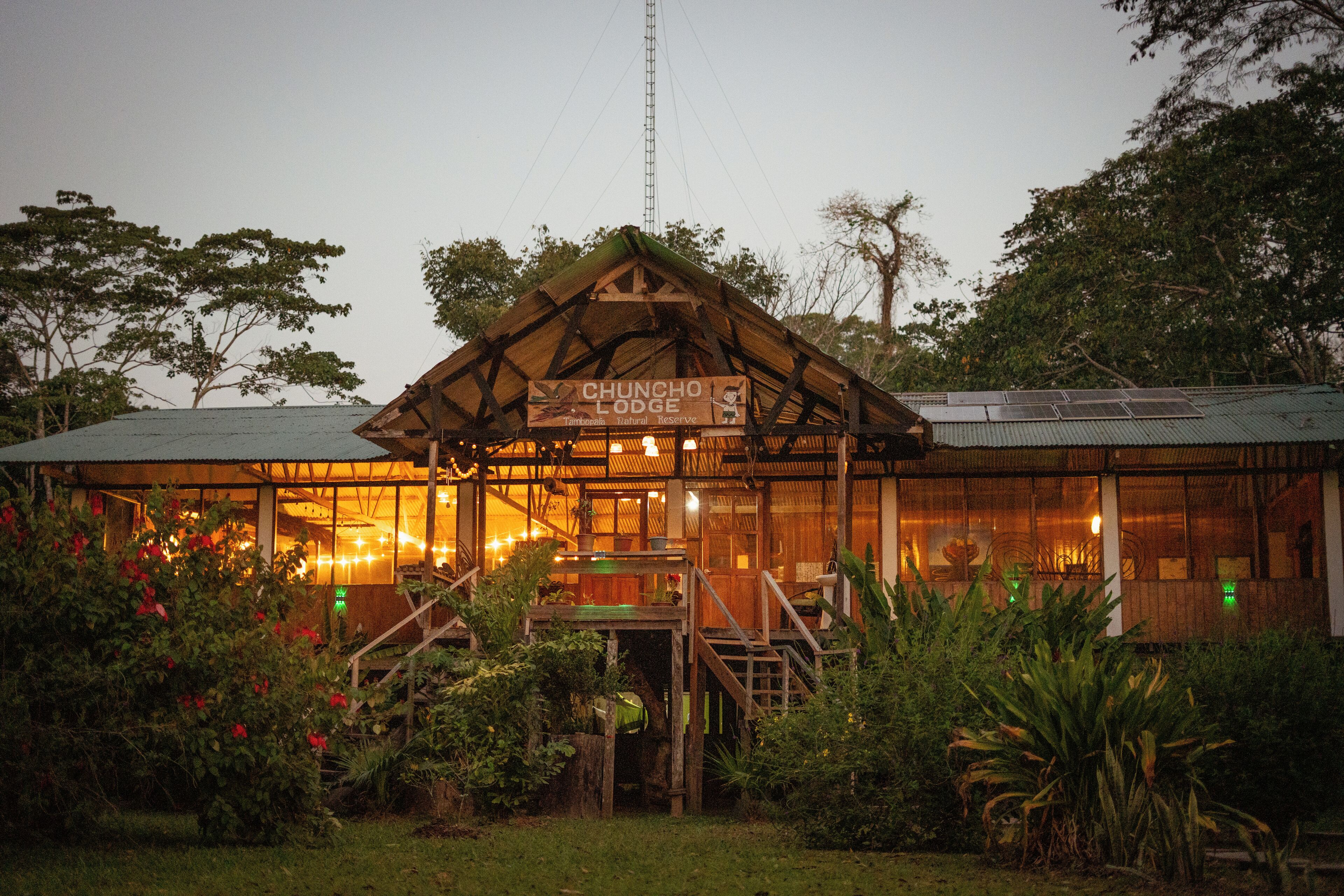 Façana frontal de l'allotjament