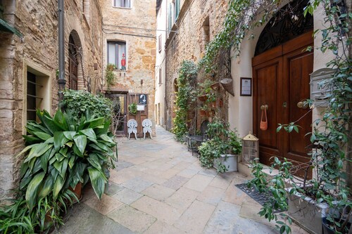 Apartment „La Dimora Di Pienza in Val D'Orcia“ mit WLAN im historischen Zentrum