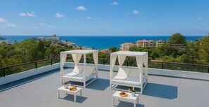 Executive tweepersoonskamer, balkon, uitzicht op zee | Gratis wifi