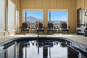 A heated pool - Exceptional Mountain View*Indoor Pool*Game Room *Sleeps 12 (GATLINBURG)