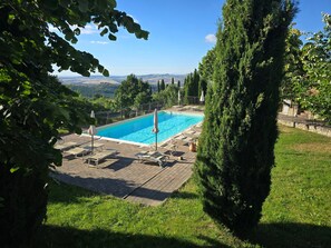 Pool - Apartment 'Terrazza Sulla Val D'Orcia' with Shared Pool, Private Terrace and Wi-Fi (Radicofani)