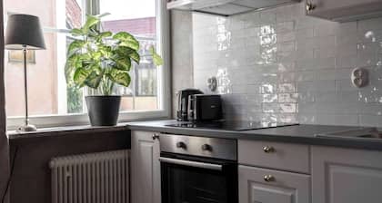 Cozy & modern studio for 4 people at Stora Torget