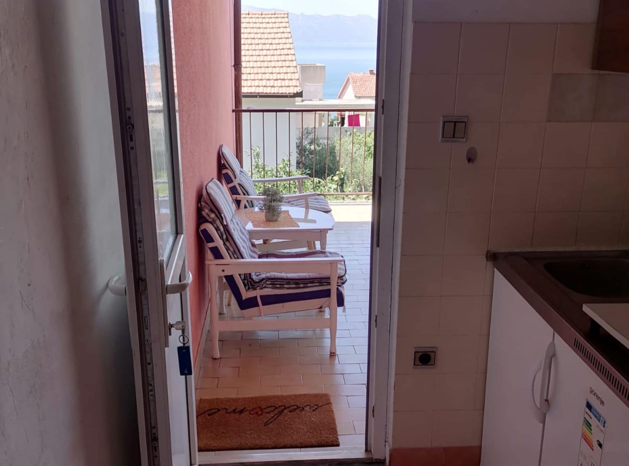 Studio (Studio Apartment with Terrace and Sea) | Balcony