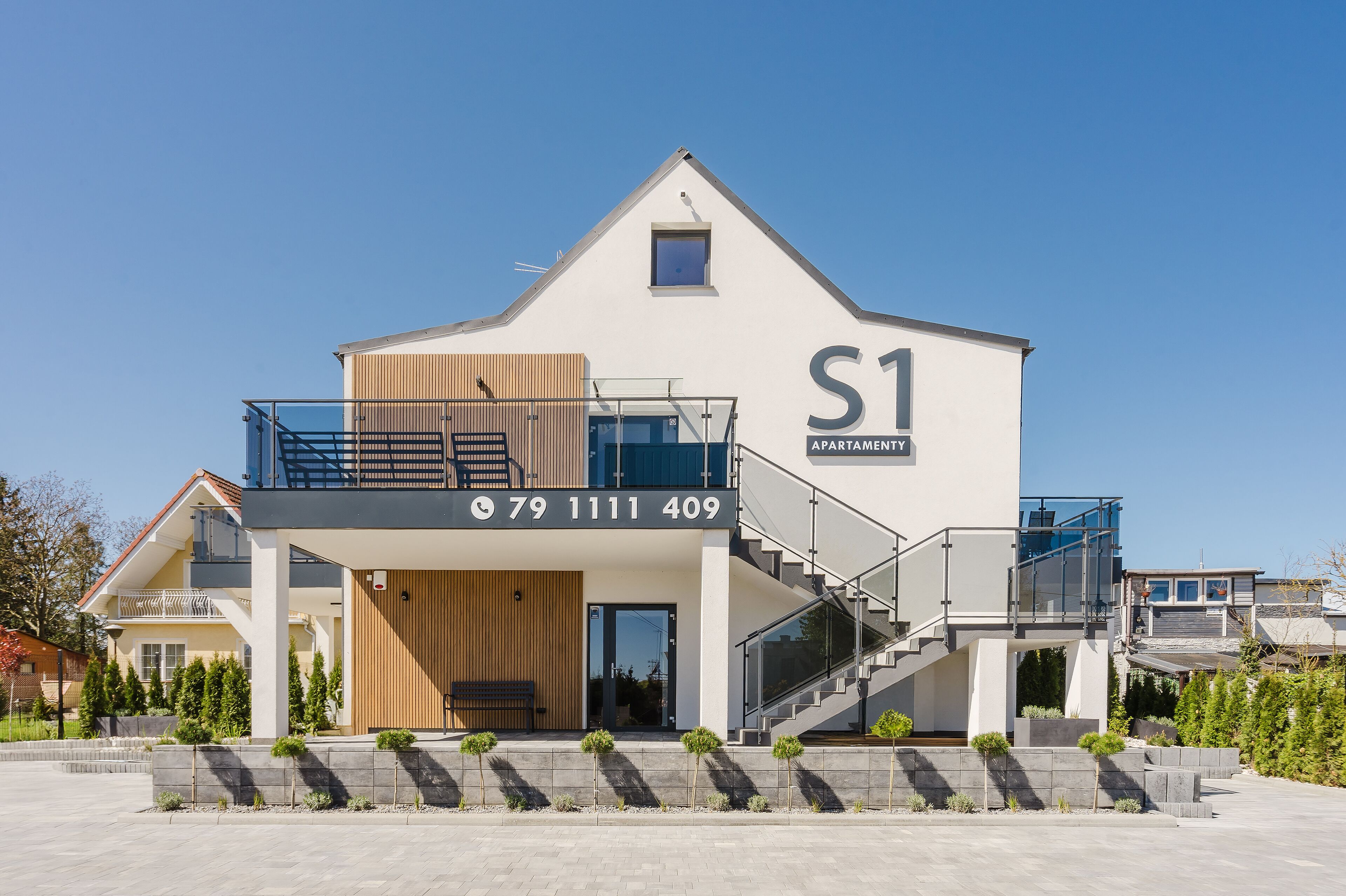 Fassade der Unterkunft