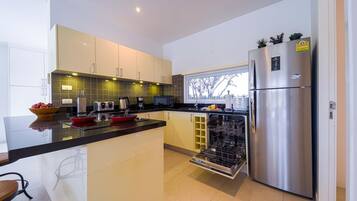 Villa, 3 slaapkamers, terras, uitzicht op tuin | Grondplan