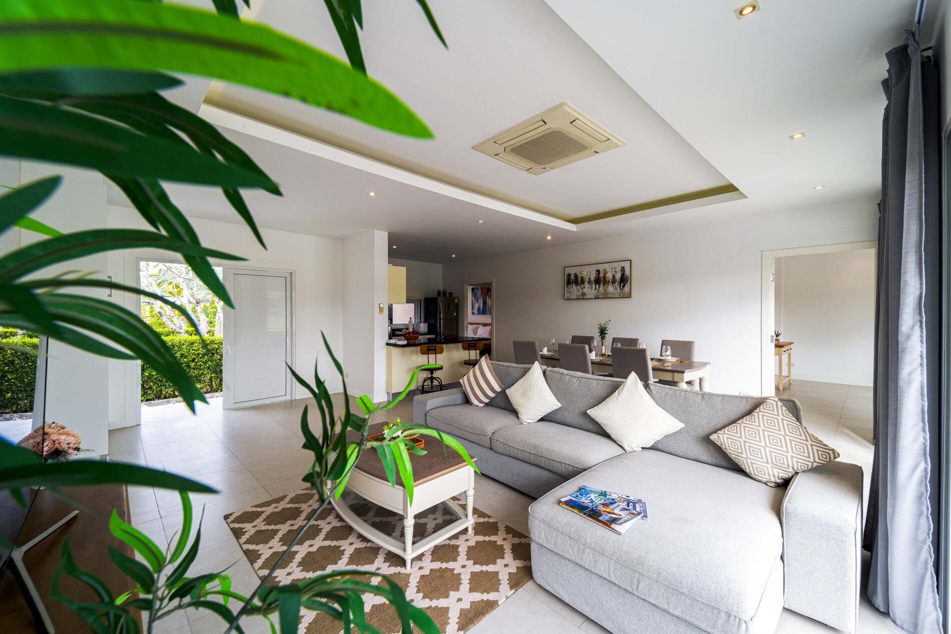 别墅, 3 间卧室, 露台, 花园景观 | 楼层平面图